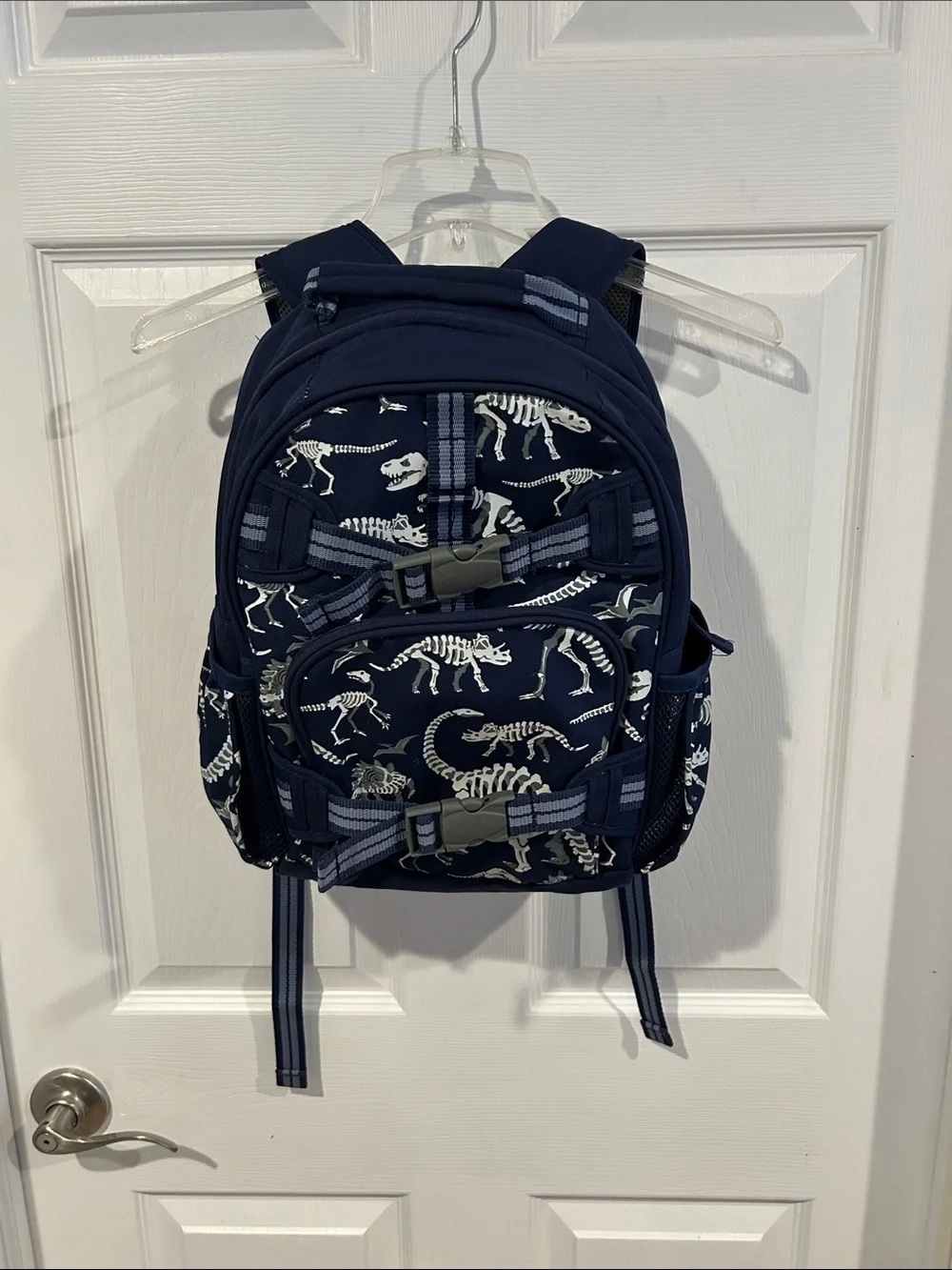Pottery Barn Kids Backpack - glow in the dark dinosaur print